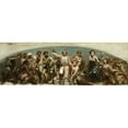 thumbnail image 2 of Charles Rochussen 24x11 Black Ornate Framed Double Matted Museum Art Print Titled: The Colonies Pay Tribute to the Dutch Maiden (1852), 2 of 5