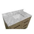thumbnail image 5 of Avery 42" Bathroom Vanity with Gray Oak Cabinet and Carrara Marble Top, 5 of 7