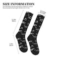 thumbnail image 2 of Lsque Ho-Ho-Ho 2 Pattern Sport Compression Socks for Men & Women 15-20 mmHg Knee High Nurse Pregnant Running Medical and Travel Athletic, 2 of 6