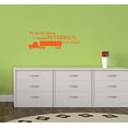 thumbnail image 3 of Bedroom Décor Count Peterbilts Not Sheep Boys Wall Decals Lettering 23x8-Inch Orange, 3 of 6