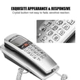 thumbnail image 4 of WALFRONT Caller ID Telephone Corded Phone Desk Put Landline Extension Telephone For Hom, Telephone Landline, FSK/DTMF Caller ID, 4 of 5