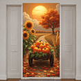 thumbnail image 2 of Colorful Design Autumn Banner Sunflower Pumpkin Harvest for Thanksgiving Decor Seasonal Celebration Outdoor Decoration, 2 of 9