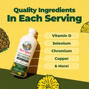MaryRuth's Family Formulated Liquid Multimineral Supplement for Immune Hair Skin Bone Health, No Melatonin, Pineapple Dream Ages 1+, 32 fl oz