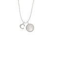 thumbnail image 2 of Delight Jewelry Silvertone Large Initial - C - To the World You are a Mother Locket Necklace, 2 of 4