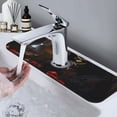 thumbnail image 7 of Kdxio Elegant Rose Skull Pattern Non-Slip Diatom Mud Faucet Drain Pad,Self Absorbent Mat for Kitchen Sink for Variety Kitchen & Bathroom Countertops, 7 of 7