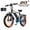 Black, variant on VARUN Electric Bike, 20" Fat Tire EBike for Adults with Peak 750W 48V 624Wh Removable Battery, Electric Mountain Bike for Men & Women with Top 20MPH 60Miles,7 Speed, Rear Rack, UL2849