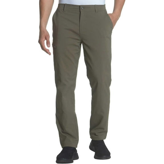 Gerry Men’s Stretch Fabric Fleece Lined Pant (Green,32x30)