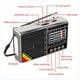 thumbnail image 2 of Radios Portátiles de Banda FM/AM/SW, Receptor de Radio, Radio Recargable, Reproductor de Música TF/USB con Pantalla LCD, Color Rojo., 2 of 7