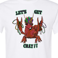 thumbnail image 4 of Inktastic Mardi Gras Let's Get Cray Crayfish with Beads T-Shirt, 4 of 5