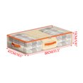 thumbnail image 3 of Miogawg Under Bed Storage Containers, Closet Organizers And Storage Bins, Foldable Underbed Storage Bins For Blanket, Clothing, Comforter, Sweaters, Pillows, Linen Sheets, Wrapping Paper, 3 of 5