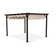 thumbnail image 3 of hometrends Retractable Shade Pergola- Beige, 3 of 4