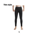 thumbnail image 3 of Guardurnaity Pantalones térmicos para hombre de Color sólido de otoño, pantalones cálidos de estilo informal para estudiantes, ropa interior de Ropa interior Negro Delgada, 3 of 6