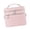 Pink, variant on Stylish Cylindrical Makeup Carrier Designed With Double Zippers And Shoulder Strap Attachment For Easy Carrying