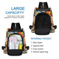 thumbnail image 6 of FORMRS Women's Travel Backpack Purse Anti-Theft Hidden Pockets Casual Shoulder Bag, Blooming Flowers, 6 of 7