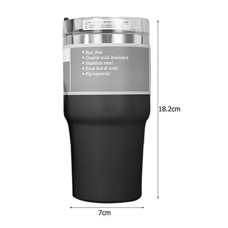 

Stainless Steel Coffee Thermos Mug Thermal Car Mug Multipurpose Coffee Vacuum Insulated Water Bottle w/ Lid Sport Water Bottler