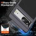 thumbnail image 4 of SaniMore for Google Pixel 7 Case Rubber, Heavy Duty Body Shockproof Bumper Cover Military Grade Anti-Scratch & Anti-Fingerprint Outdoor Rugged Case for Google Pixel 7 6.3" 2022, Gray, 4 of 9