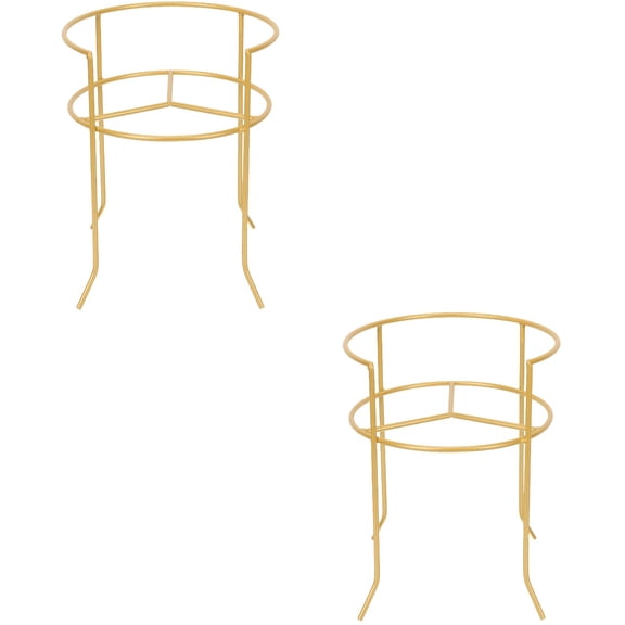 2 Count Drink Dispenser Stand Dispensers for Parties Beer Bucket The Can Golden