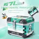 thumbnail image 2 of Baúl de carga trasero para motocicleta con cierre seguro de 45 l, caja de almacenamiento para scooter, baúl de equipaje, baúl superior para herramientas, caja trasera de gran capacidad, 2 of 5