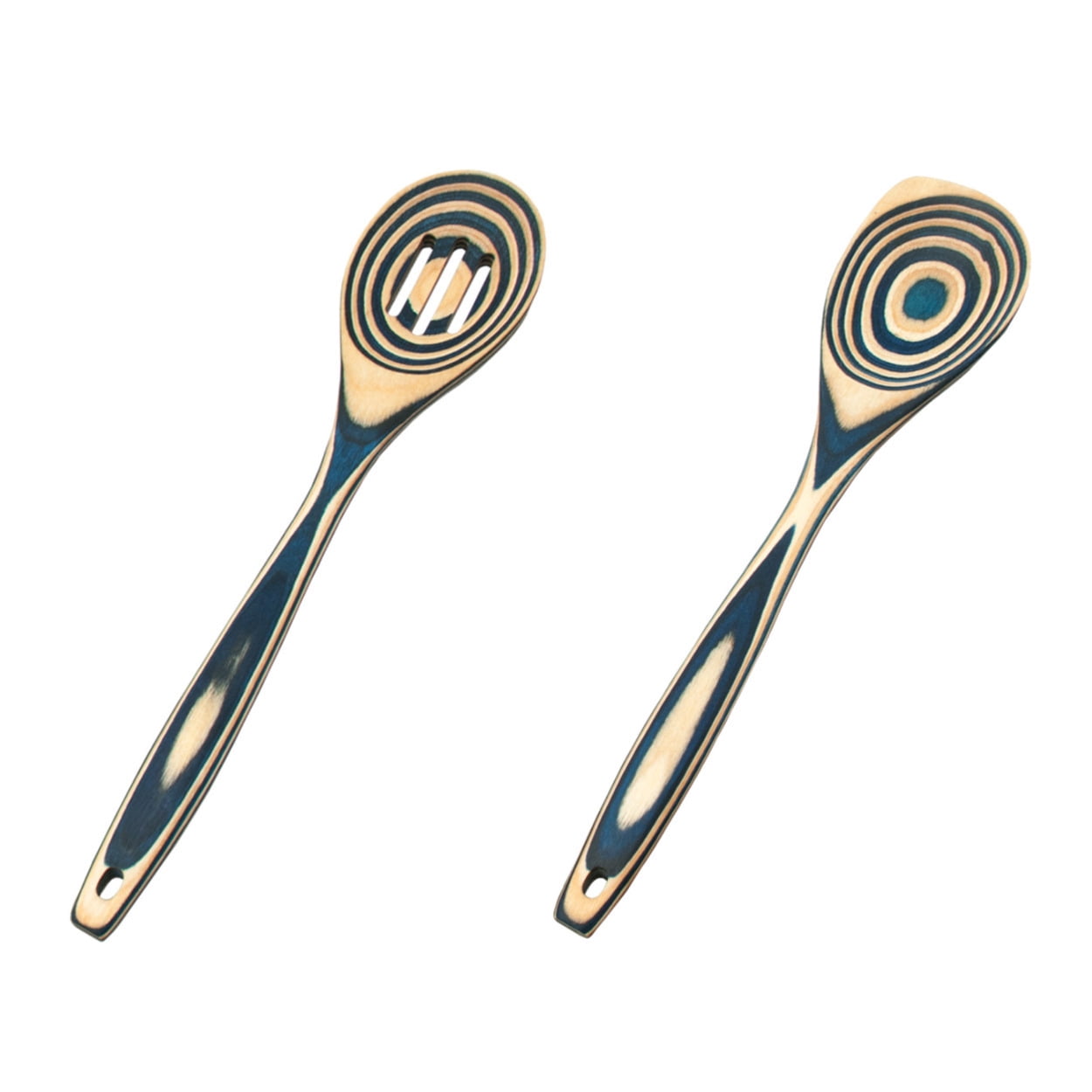 Blue Bamboo Cooking Spoons