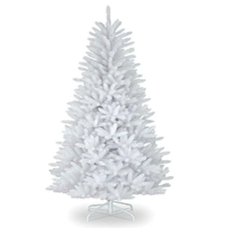 7ft White Christmas Tree Traditional Artificial Tree 800 Tips with Metal