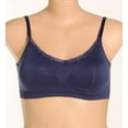 thumbnail image 4 of Women's Coobie 9042F Full Size Strappy V-Neck Lace Trim Bra (White full), 4 of 4