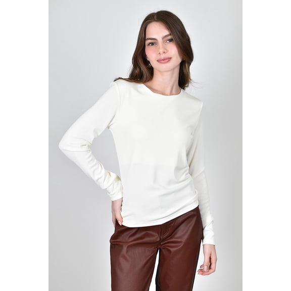Blusa de manga larga /Juvenil, 0279 (Blanco) blanco CH