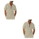 thumbnail image 3 of Camisa con Botones Casual Sonducket para Hombre Caqui XXXL 2piezas, 3 of 6