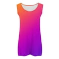 thumbnail image 6 of fatyb Tank Tops Womens Plus Size Summer Loose Tops Casual Sleeveless Shirts Gradient Color Flowy Blouses, 6 of 6