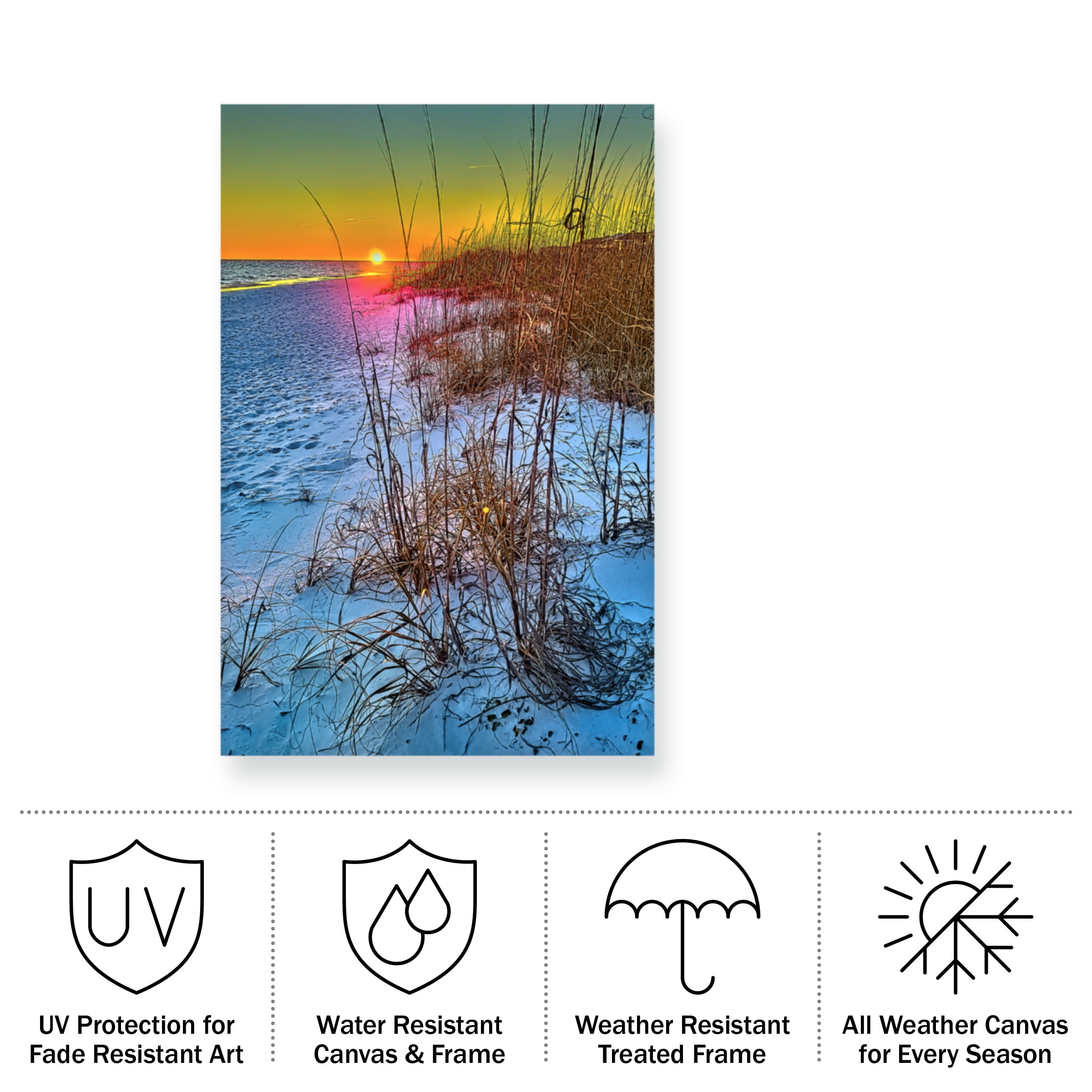 Martin Fine Photography 'Florida Beach 28' Outdoor All-Weather Wall Decor