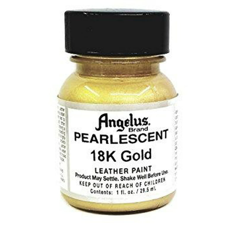 Angelus Acrylic Leather Paint Starter Kits- New Colors- Metallic- 18k Gold-  Pewter- Bronze- Silver
