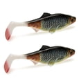 thumbnail image 1 of Paquete de 2 Señuelos de Pesca de Plástico Blando, Cebos de Natación con de con Ojos 3D, Cebo con de Que Se Hunde Estilo A, 1 of 10