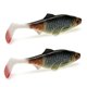 thumbnail image 1 of Paquete de 2 Señuelos de Pesca de Plástico Blando, Cebos de Natación con de con Ojos 3D, Cebo con de Que Se Hunde Estilo A, 1 of 5