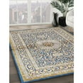 thumbnail image 2 of Ahgly Company Indoor Rectangle Traditional Silver Gray Medallion Area Rugs, 5' x 7', 2 of 6