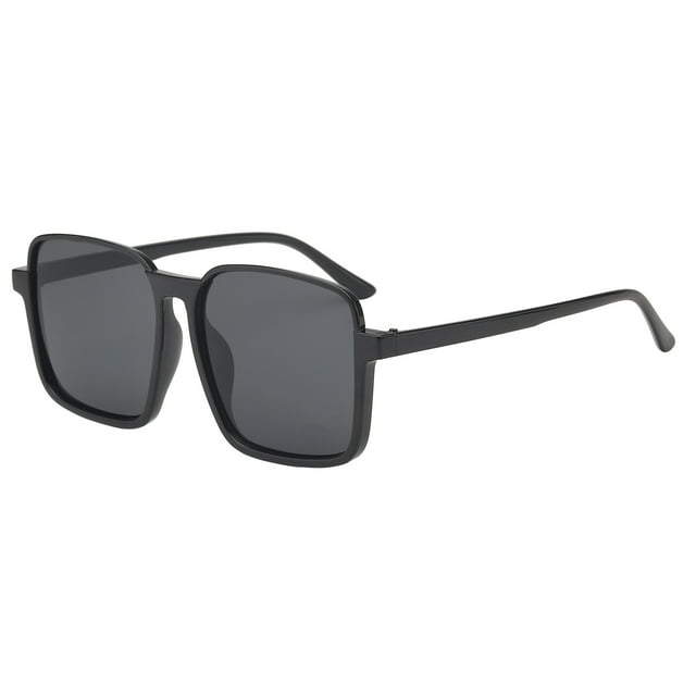 Lunettes de Soleil Polarisées pour Hommes et Femmes, Protection Mode, Monture Ronde Classique