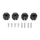 thumbnail image 2 of Adaptador de Cubo de Rueda Hexadecimal RC, Extensores de espesor livianos de 8 mm pesos de 4.0 mm para scx10 cc01 wraith 90027 90034, 2 of 7