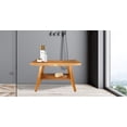 thumbnail image 2 of EcoDecors® Satori® 28" Teak Wood Shower Bench with Shelf in EarthyTeak Finish, 2 of 11