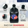 thumbnail image 3 of VP Racing 3582 5.5 Gal Motorsport Racing Fuel Utility Container Jug, Black, 3 of 10