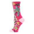 thumbnail image 2 of Blue Q Womens Hi. I Don't Care. Crew Socks, Pink, OS, 2 of 2