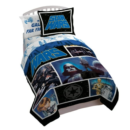 Star Rocket Twin Comforter - Star Wars Classic Logo Twin/Full Comforter