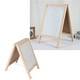 thumbnail image 4 of Caballete De Pizarra 19x30cm Caballete De Doble Cara Pizarra Soporte Plegable Estructura De Madera Para Office Cafe ANGGREK Arte y Manualidades, 4 of 8