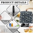 thumbnail image 7 of ZIATUBLES Leaf Print Stand Mixer Dust Cover Multi-Functional Kitchen Appliance Accessories with Front Pockets and Top Handle Washable Home Decor Easy to Clean, 7 of 7