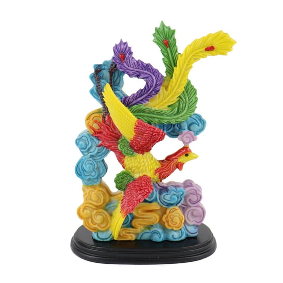 Feng Shui Colorful Phoenix Statue
