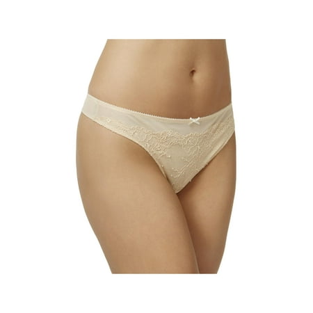Heidi By Heidi Klum Womens Lace Front French-Cut Thong Panty