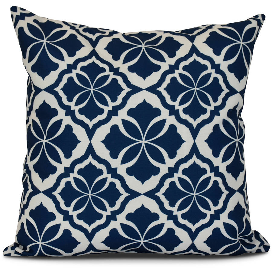 Simply Daisy, Tiki Square, Geometric Print Outdoor Pillow - Walmart.com