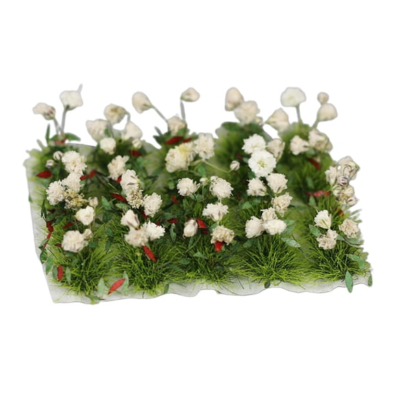 Diseño de diorama de césped, arquitectura, paisaje, ferrocarril, maqueta de flores, bricolaje Gardenia