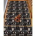 thumbnail image 2 of Black Coffee Stair Treads Non Slip Indoor for Wooden Steps, Modern Rustic Coffee Cup Beans 10 Pcs Stair Mats for Elders Dogs, 8 x 30 Inch Carpet Treads Runner Rugs for Staircase, 2 of 7