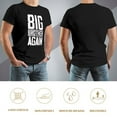 thumbnail image 5 of Big Brother Again Hip-hop Men's Cotton Short Sleeve HD Print Tee for Casual T-Shirt Crew Neck Top Black 3XL, 5 of 7