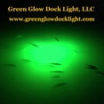 thumbnail image 3 of Saltwater Approved & Barnacle Burning Underwater Dock Light, Brilliant Green 14,000 Lumen Kit w/50' Cord, 3 of 9