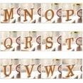 thumbnail image 6 of Decorative Free-Standing Alphabet Letters Freestanding A-Z Wood Wooden Letters Alphabet Hanging for Children Kids Bedroom Wedding Birthday Party Home Decor, 6 of 8