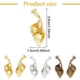 thumbnail image 2 of DIY 30 Pcs 3 Colors Alloy Flower Charms Tibetan Style Calla Lily Pendant Vintage Mixed Colors Jewelry Finding Pendants for Necklace Earring DIY Craft Making DIY, 2 of 7
